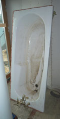 salvaged bath